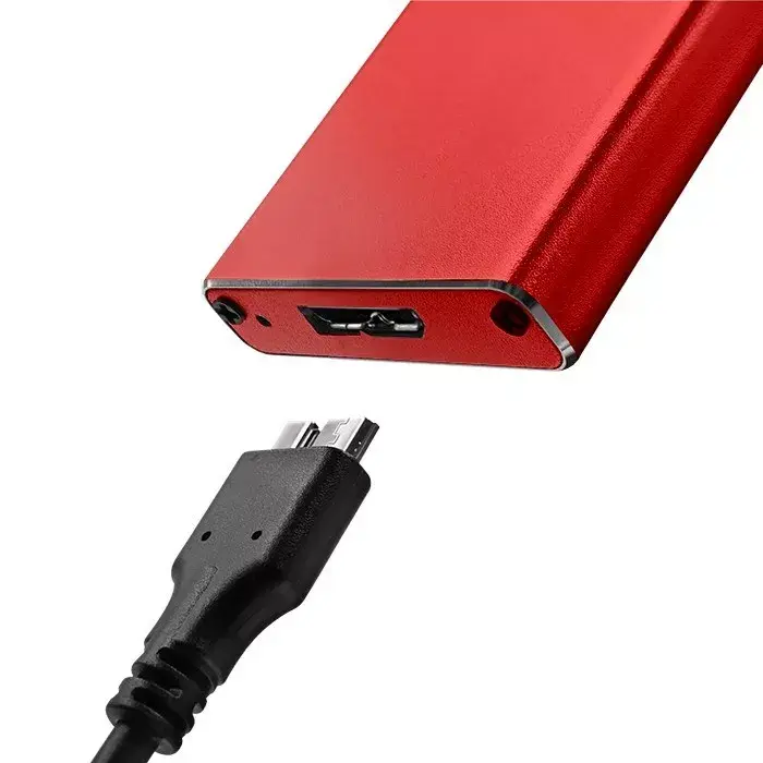 SSD korpuss QOLTEC 51831 USB 3.0 priekš M.2 SATA Photo 4