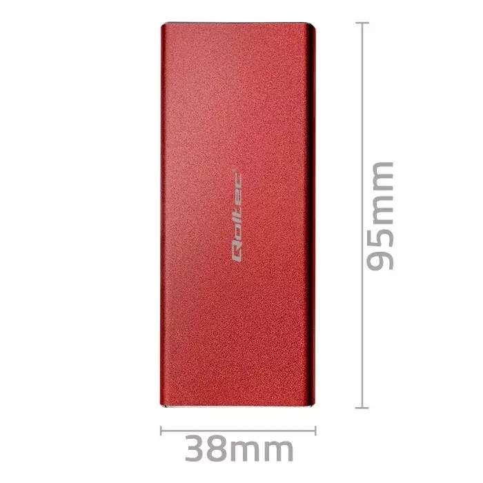 SSD korpuss QOLTEC 51831 USB 3.0 priekš M.2 SATA Photo 7