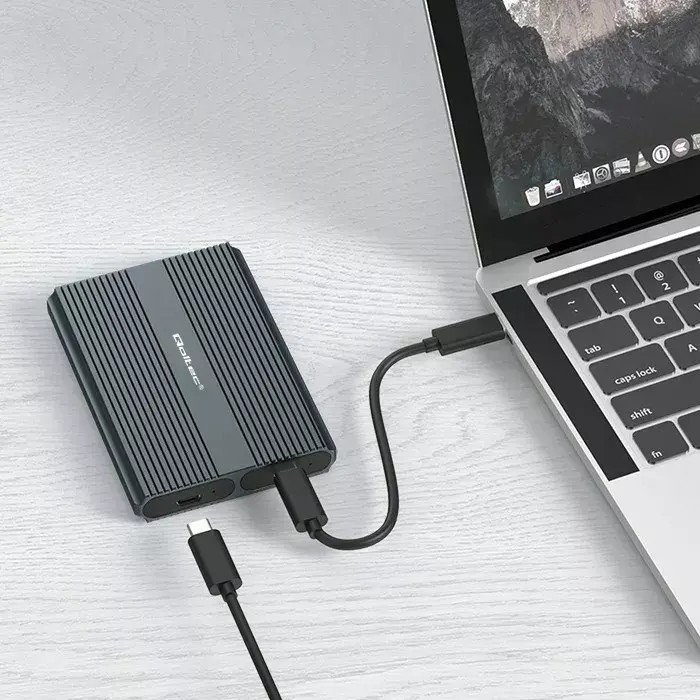 Корпус M.2 SSD QOLTEC 52273 USB-C DUAL Photo 2