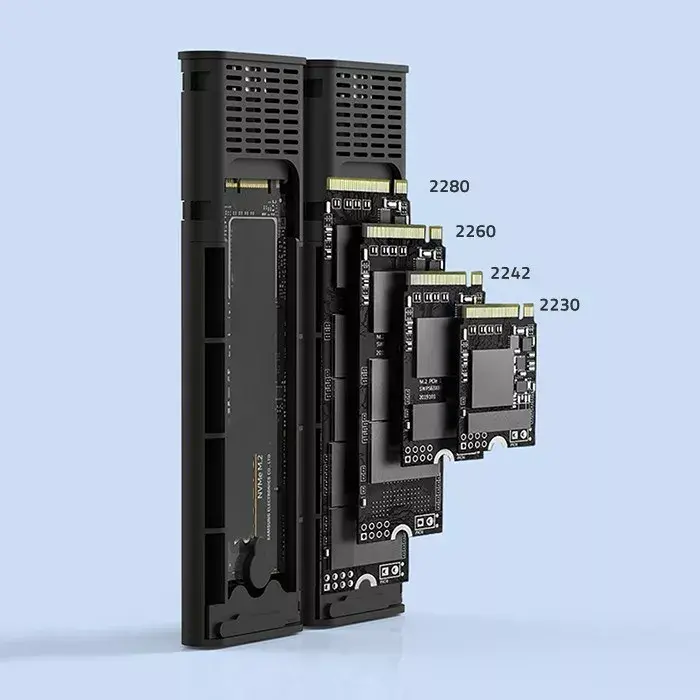 Корпус M.2 SSD QOLTEC 52273 USB-C DUAL Photo 13