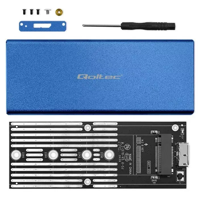 Ārējais M.2 SSD korpuss QOLTEC 51832 Photo 3
