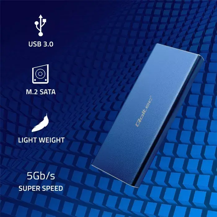 Ārējais M.2 SSD korpuss QOLTEC 51832 Photo 5