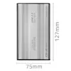 QOLTEC 51871 2.5" SATA3 HDD/SSD enclosure USB 3.0 Photo 5