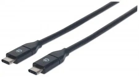 Manhattan USB-C to USB-C Cable 10 Gbps Black Photo 5