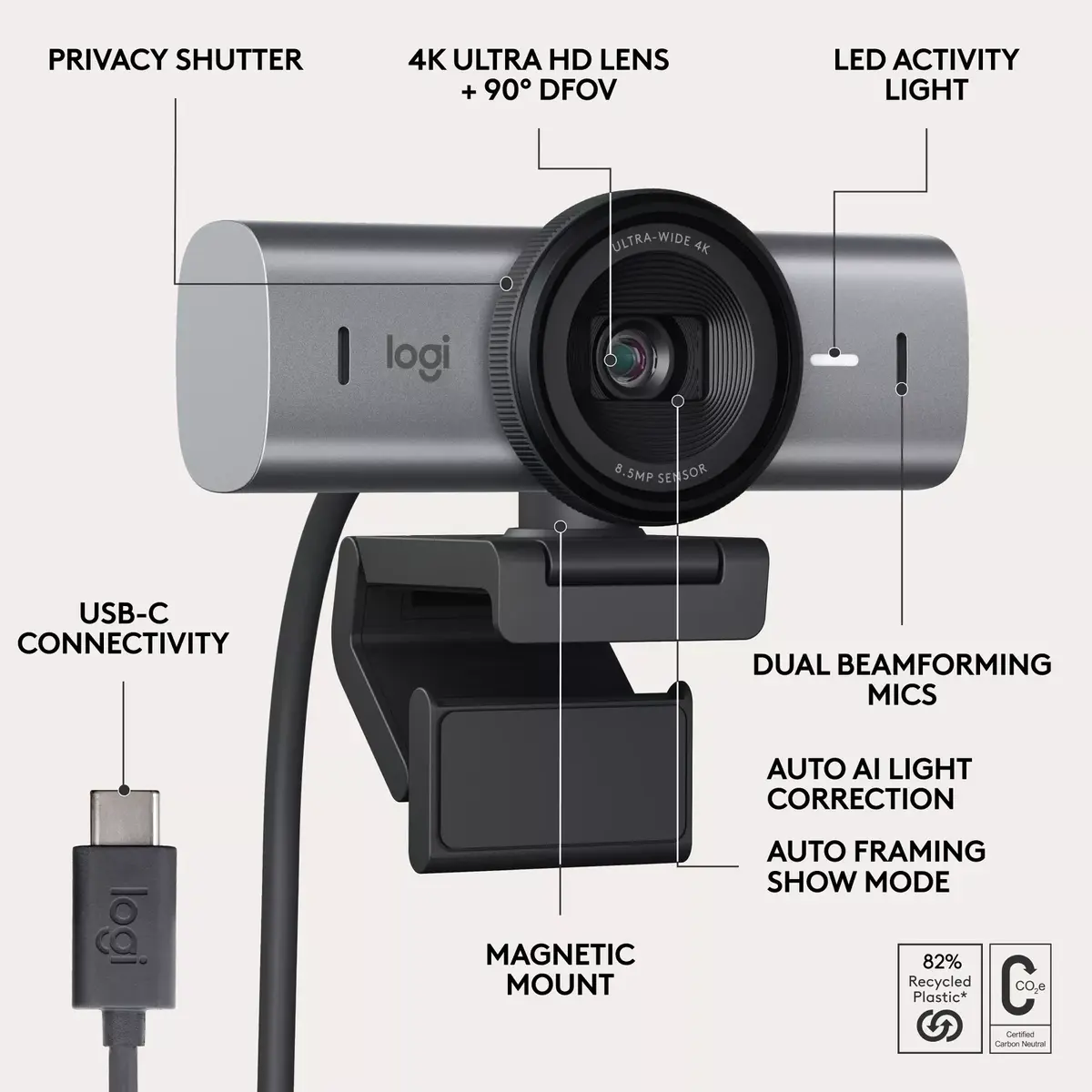 Веб-камера Logitech MX Brio 705 Photo 15