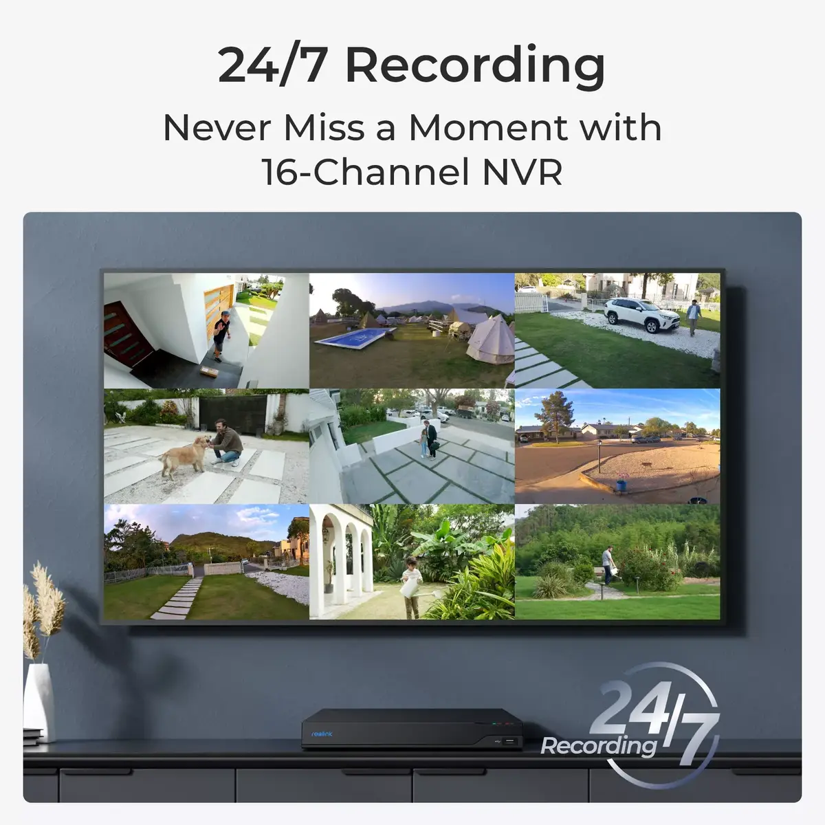 NVR Reolink NVS16 16-kanālu PoE Photo 2