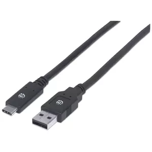 USB-C to USB-A Cable Manhattan 354974 2m Male to Male