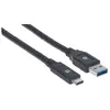 USB-C to USB-A Cable Manhattan 354981 Photo 2