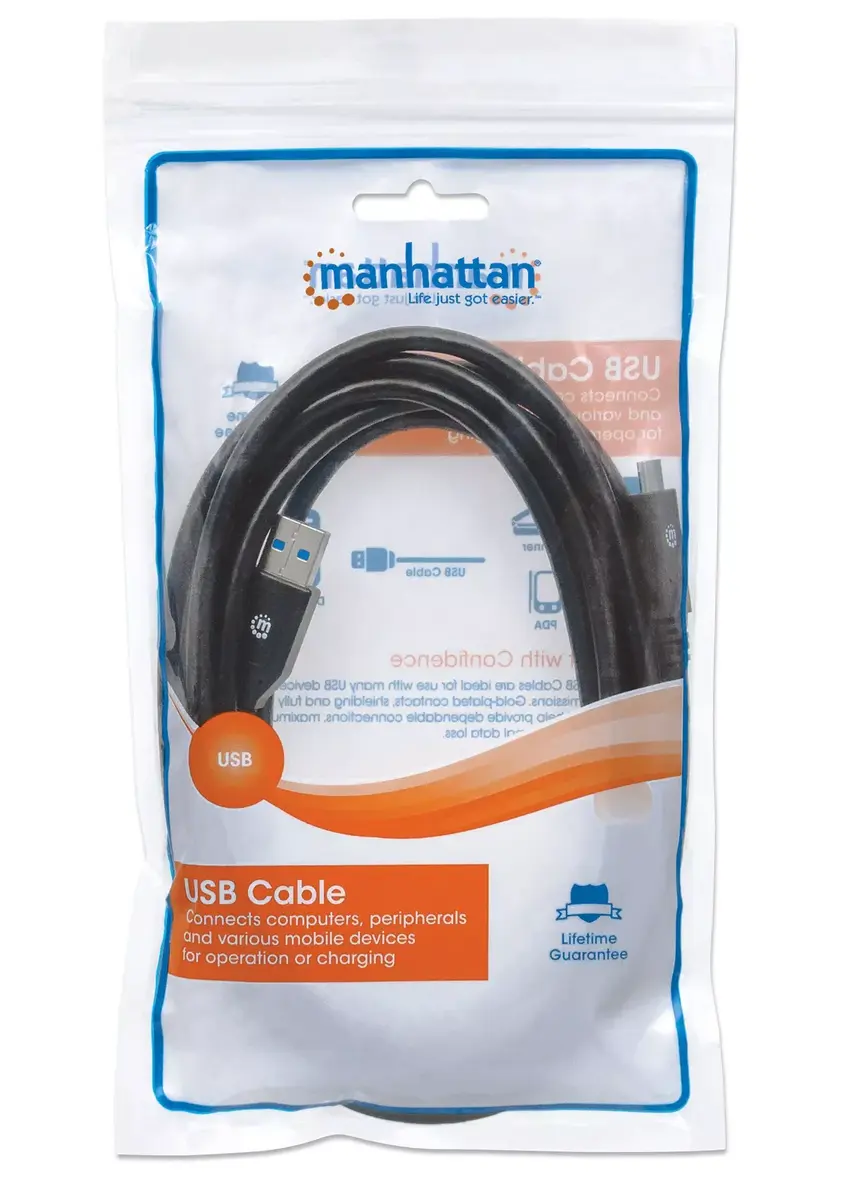 USB-C to USB-A Cable Manhattan 354981 Photo 5