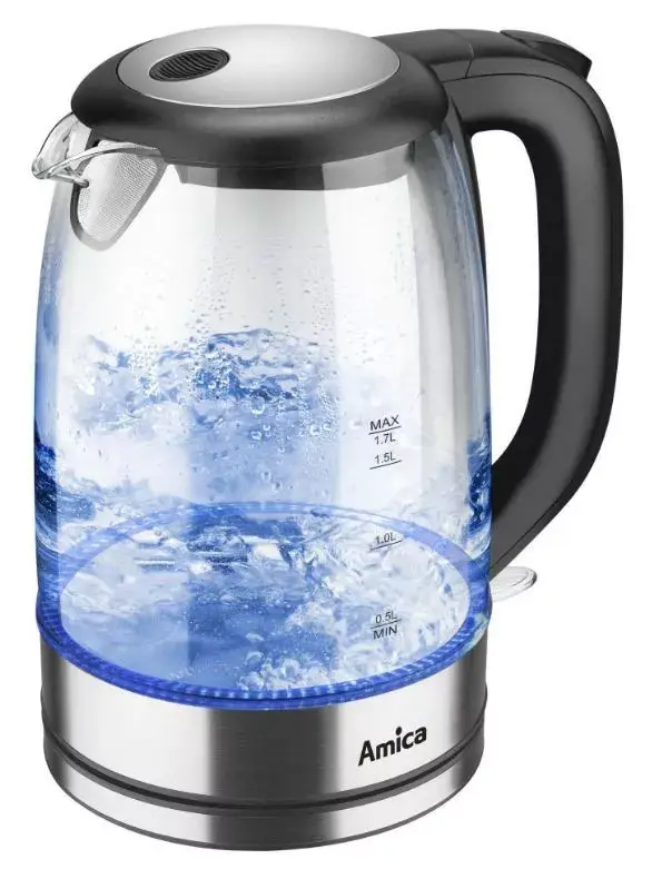 Elektriskā tējkanna Amica 1.7L 2200W KD2050G Photo 7