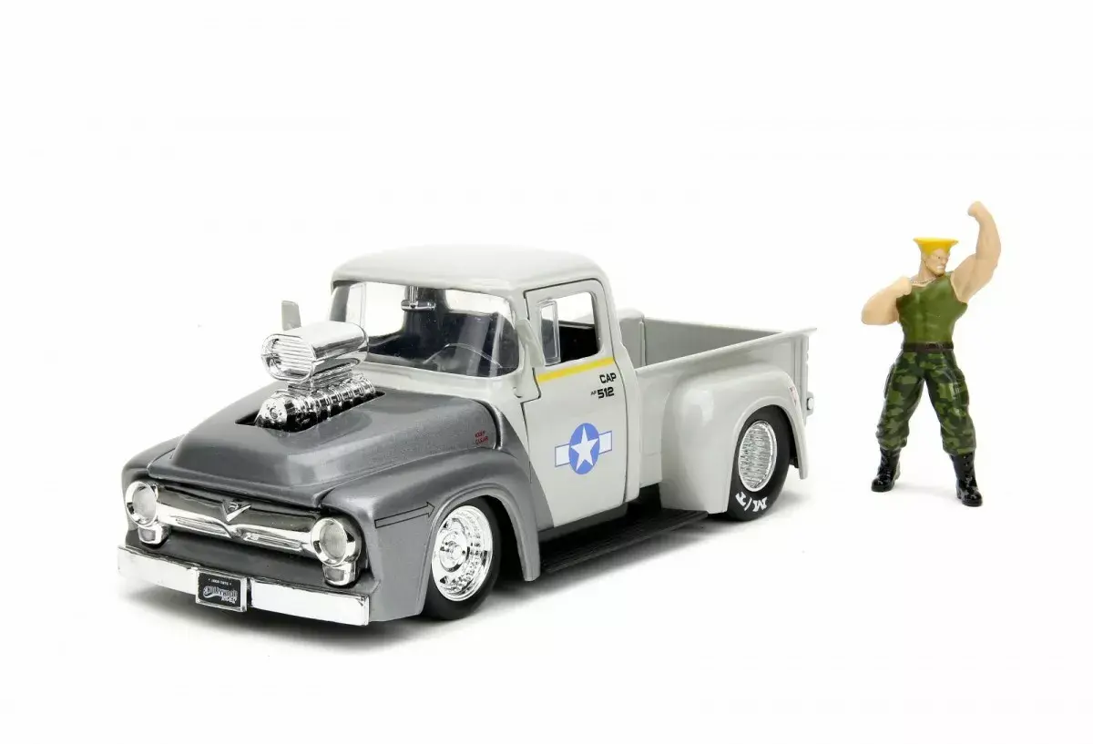 Jada Toys Street Fighter 1956 Ford Pickup 1:24 металл Photo 3