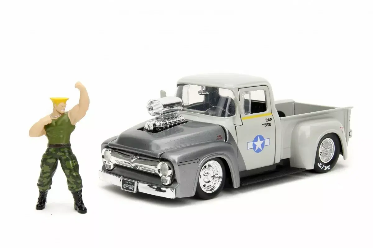 Jada Toys Street Fighter 1956 Ford Pickup 1:24 металл Photo 4