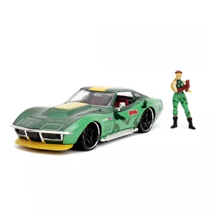 Модель автомобиля Jada Toys Street Fighter 1969 Chevrolet 1:24 Металл Зелёный