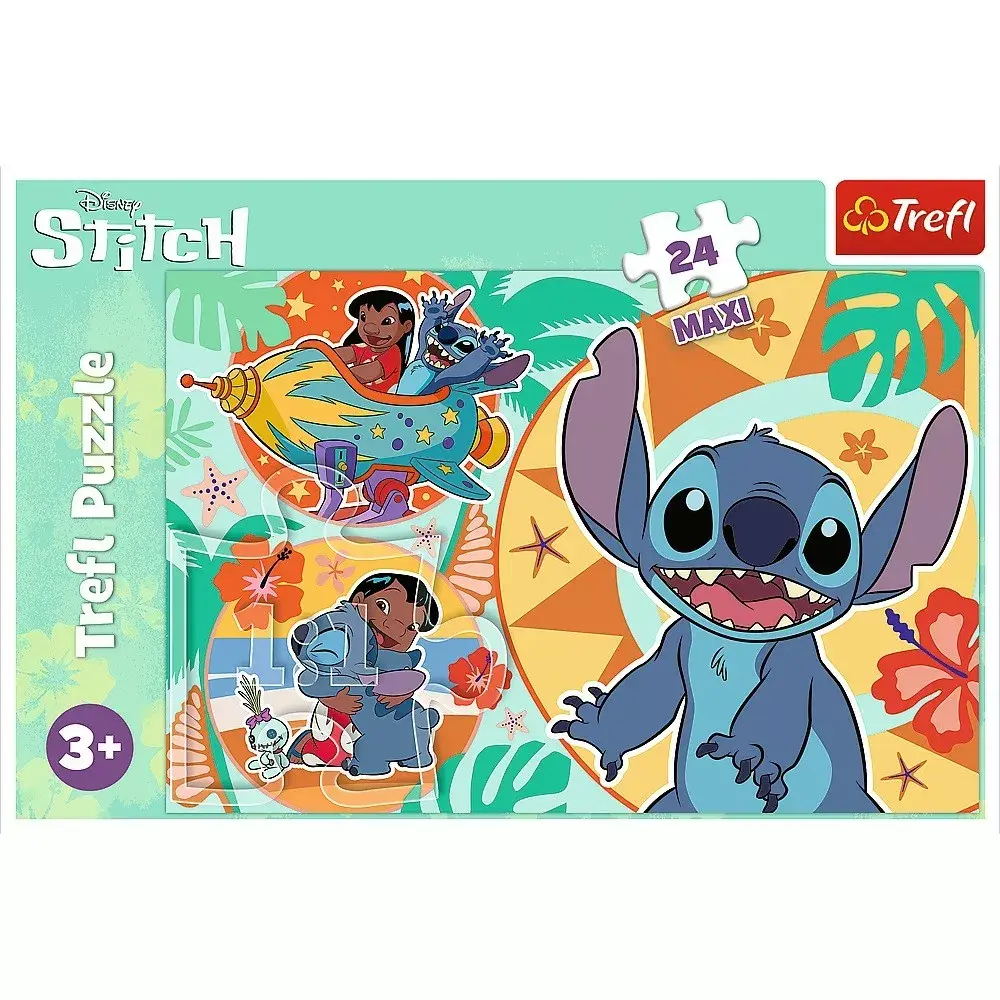 TREFL Maxi puzles 24 gab. Happy Day Lilo & Stitch Photo 3