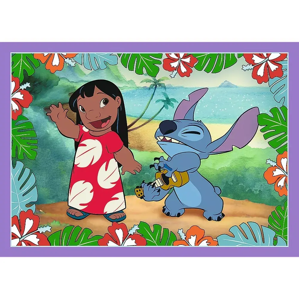 TREFL Puzzles 4in1 Crazy Day Lilo and Stitch Photo 3