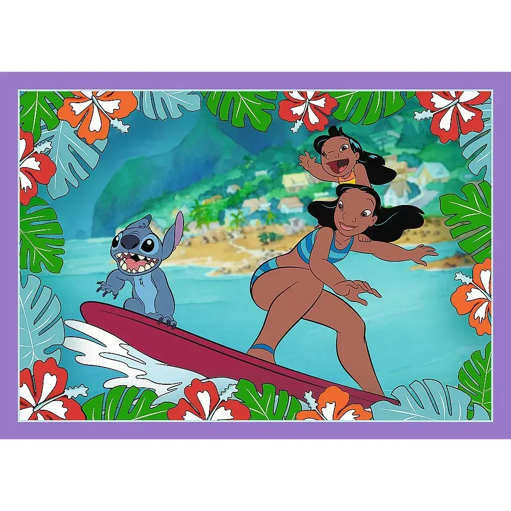 TREFL Puzzles 4in1 Crazy Day Lilo and Stitch Photo 5