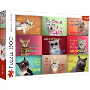 Пазл TREFL Funny cats — 1500 деталей, модель 26212