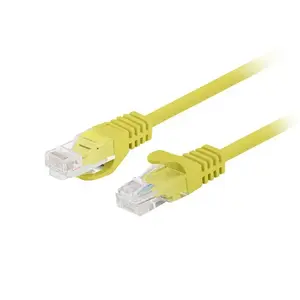 Network patch cable LANBERG PCU5-20CC-0300-Y Cat5e U/UTP RJ-45 3 m Yellow