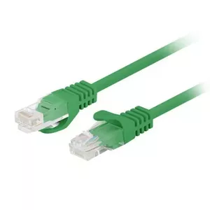 Патч-корд LANBERG Cat.5e UTP 1.5 м, CCA проводник, 26 AWG, зелёный, Fluke passed