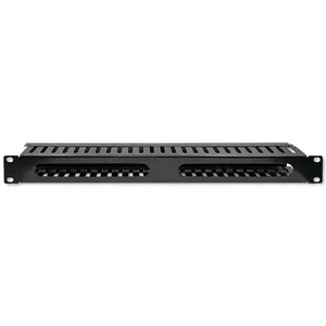 Kabeļu organizators QOLTEC 54514 priekš 19" skapjiem, 24 porti