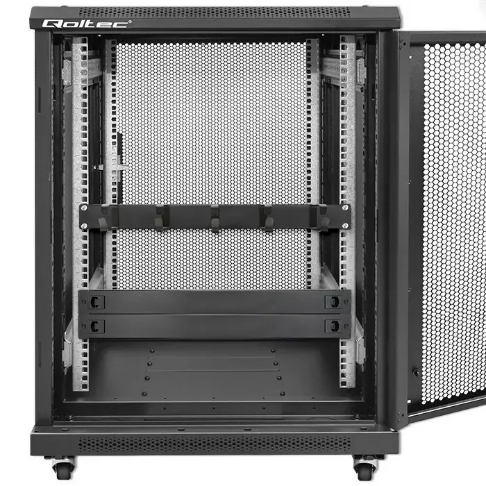 Kabeļu organizators QOLTEC 54515 1U 19" skapjiem Photo 4