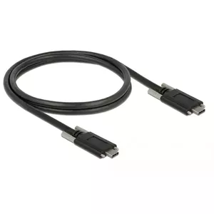USB кабель DeLOCK 83720 USB 3.2 Gen 2 1м USB C Черный