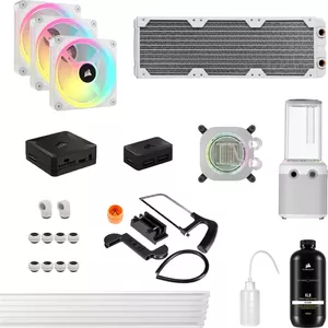 Liquid cooling kit Corsair XH405i Processor White RGB customizable