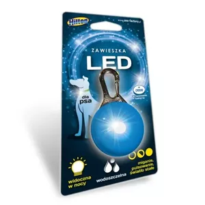 HILTON LED silikona kulons 2.0x3.1x5.5cm suņiem