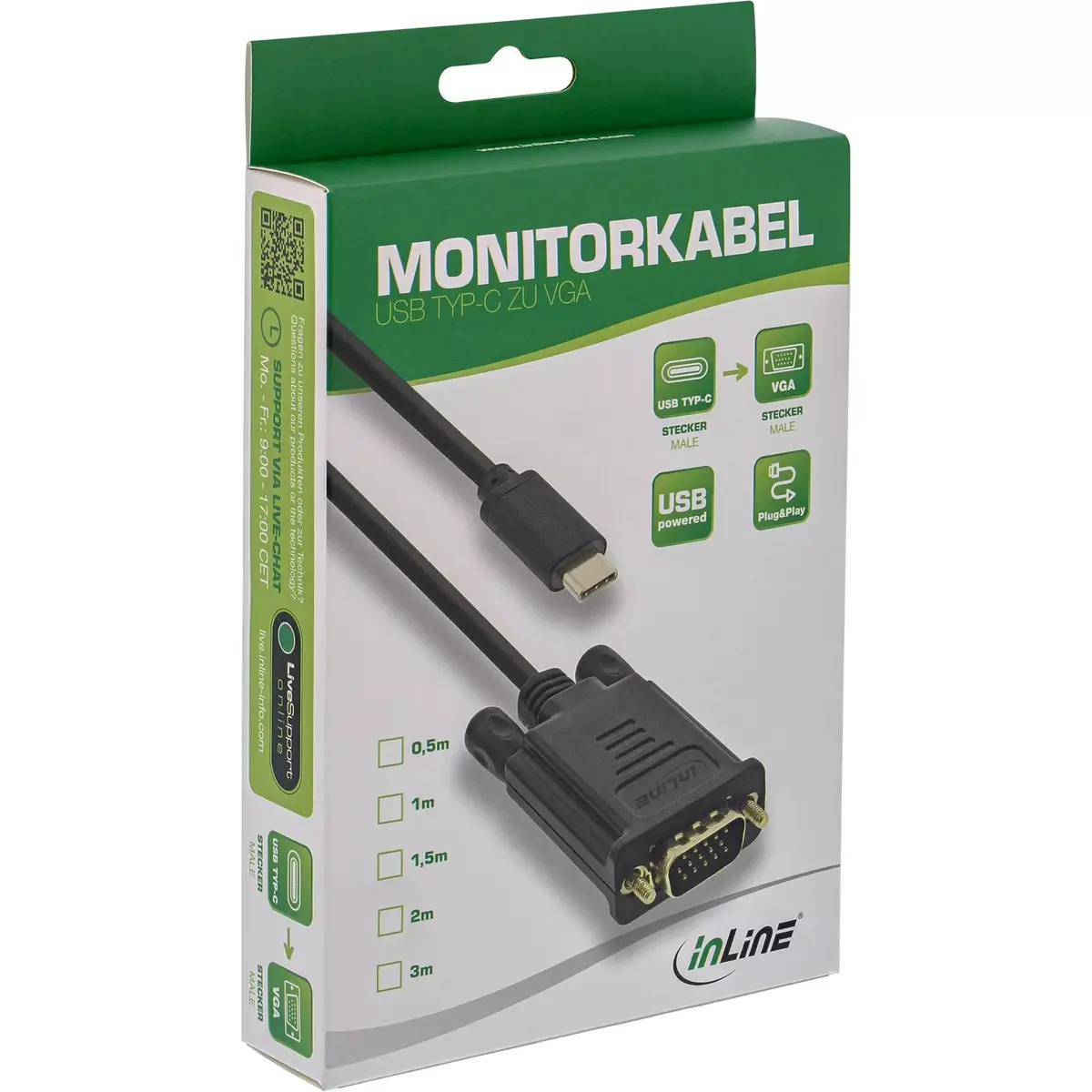 USB Display Cable InLine 64142 Photo 2