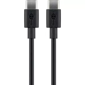 Goobay USB Cable USB 2.0 2m USB C Black 51243