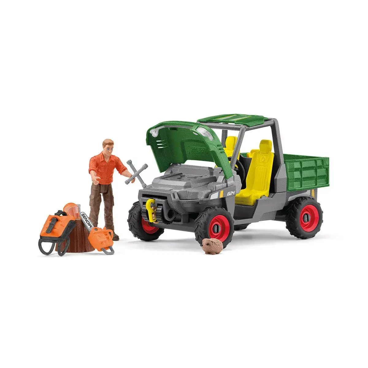 Transportlīdzeklis Schleich FARM WORLD Darbs mežā Photo 6