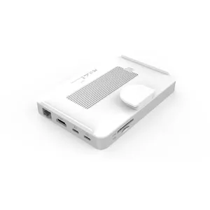 Storage drive docking station LMP 23790 — USB 3.2 Gen 2 Type-C, M.2 and SD/MicroSD support, Aluminium, White/Silver