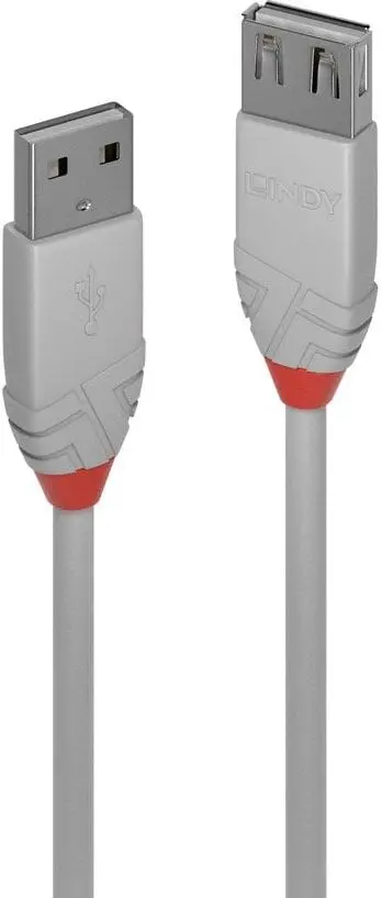 Удлинительный кабель Lindy Anthra Line 3м USB 2.0 Type A Photo 3