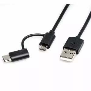 USB cable ROLINE 11.02.8328 USB 2.0 USB A Black 1 m