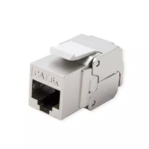 Keystone module ROLINE 21.17.0326 Flat Silver RJ-45