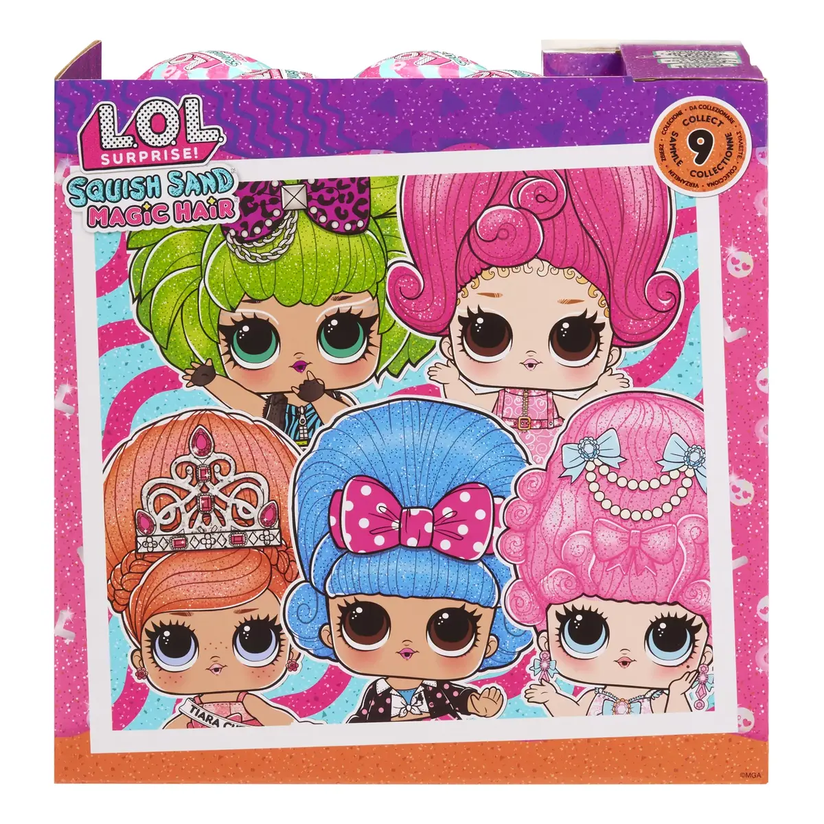 Mini lelle Squish Sand Magic Hair Tots Photo 15