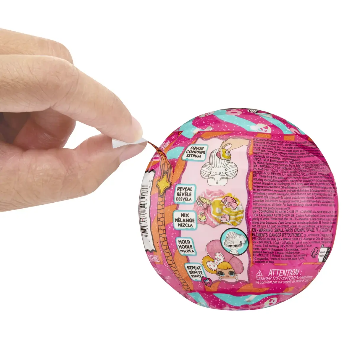 Mini lelle Squish Sand Magic Hair Tots Photo 18