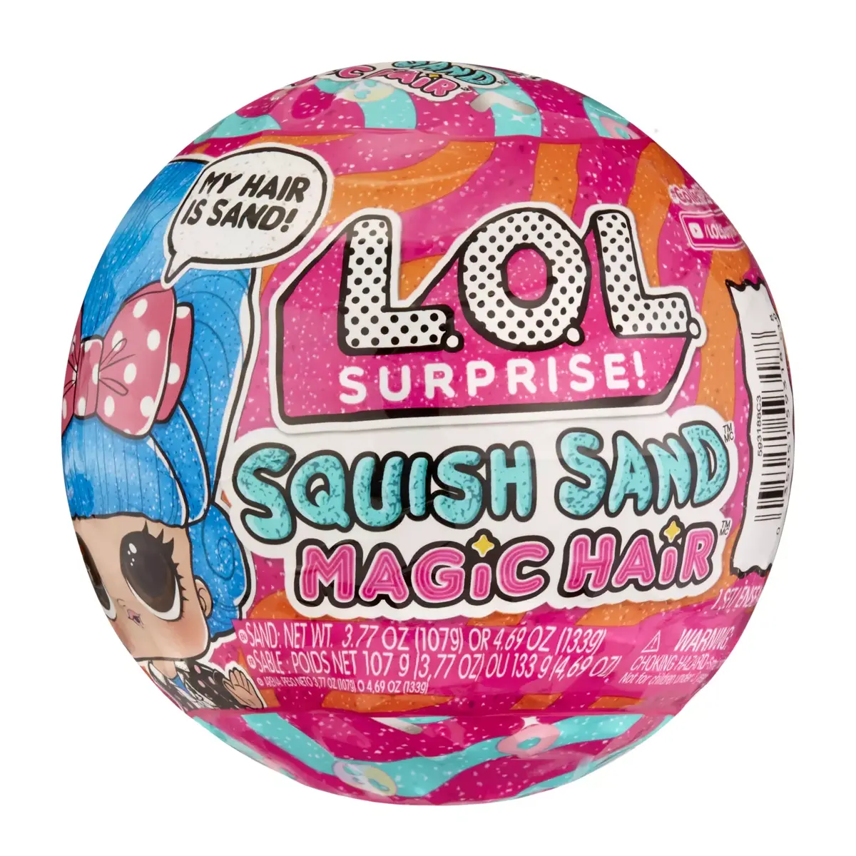 Mini lelle Squish Sand Magic Hair Tots Photo 19