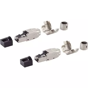 Network Connector ShiverPeaks BS08-51003-2 Cat. 6A Tool-less Right Angle STP