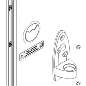 Mounting kit SCHROFF VAMONITOR 25630-184 (model 25630184) for VAMONITOR systems