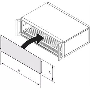 Front panel SCHROFF 34571614 6U 42TE Unshielded for 19" rack systems