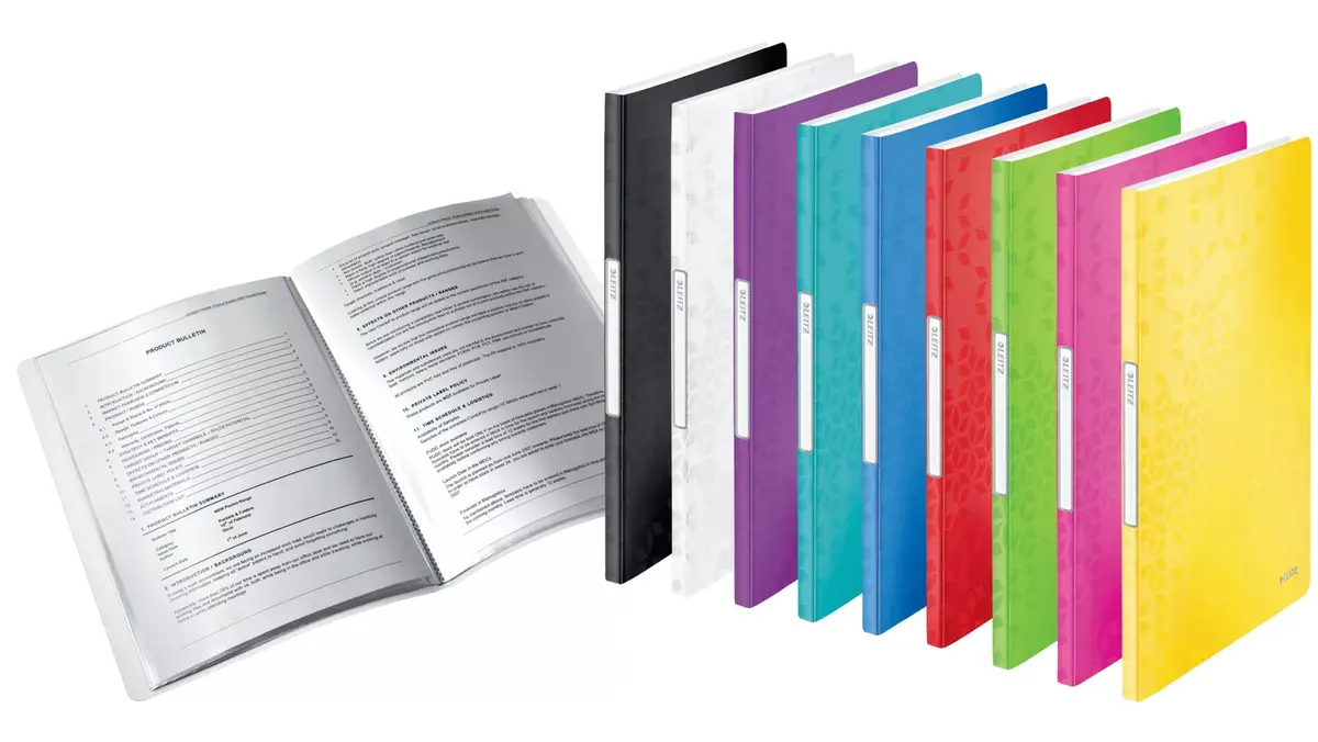 Presentation Display Book Leitz WOW 20 Pockets A4 Photo 3