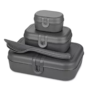 koziol Pascal Ready Lunch box set Black 3 pc(s)