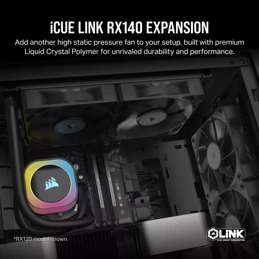 Ventilators Corsair iCUE LINK RX140 Photo 2