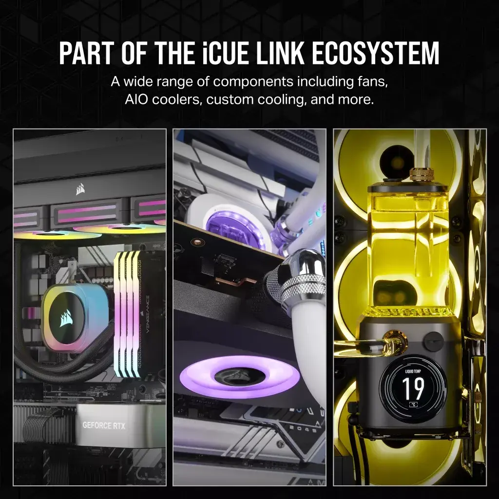 Ventilators Corsair iCUE LINK RX140 Photo 7