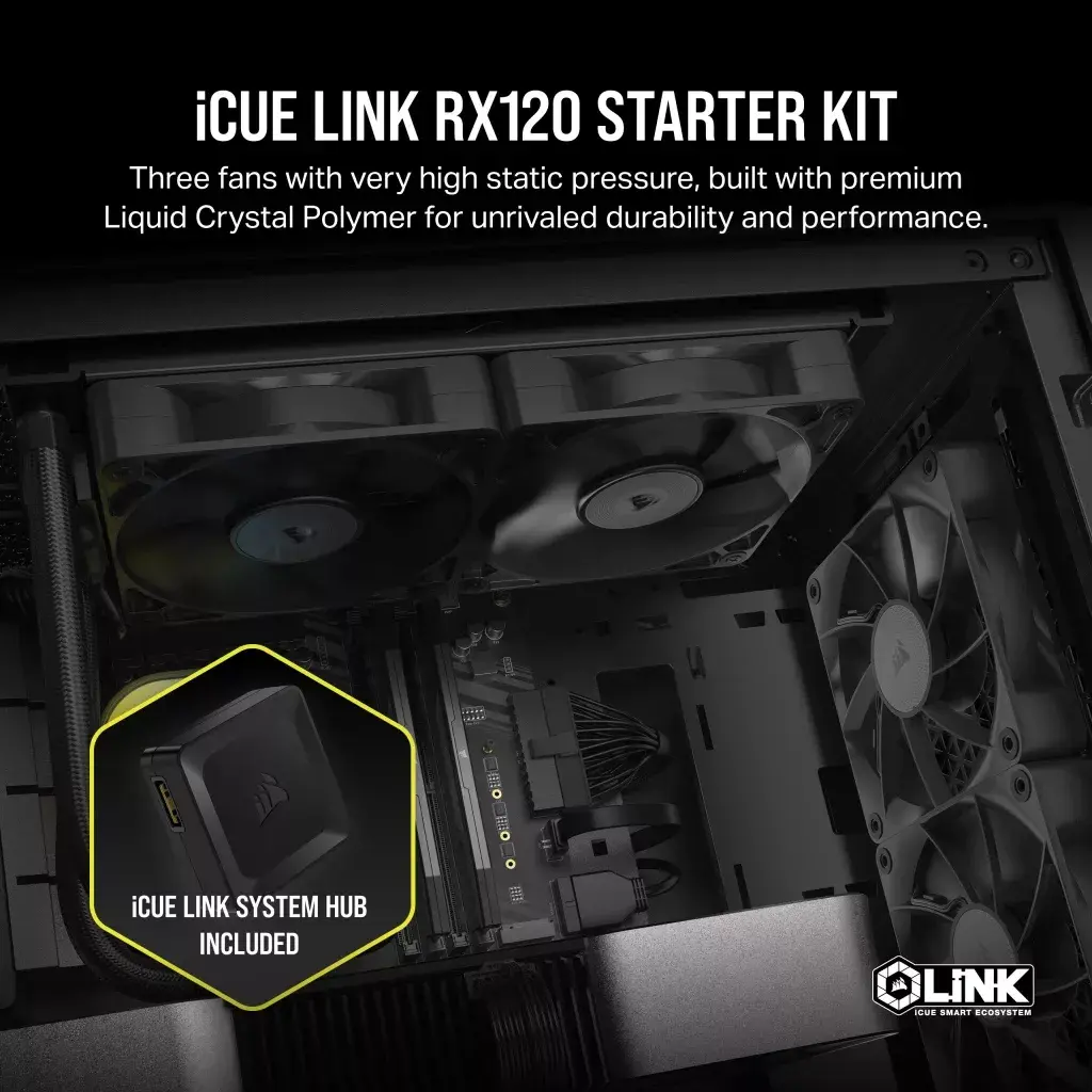 Ventilators Corsair iCUE LINK RX120 Photo 2