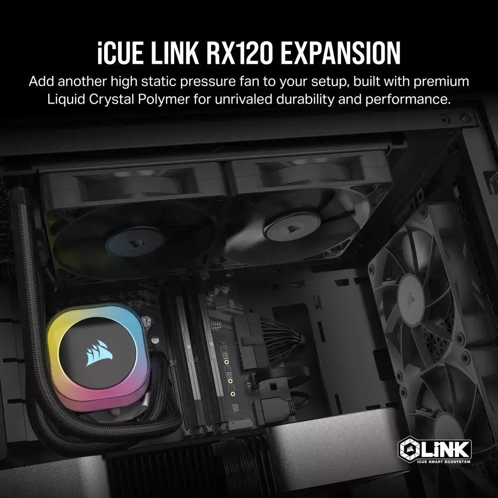 Ventilators Corsair iCUE LINK RX120 Photo 2
