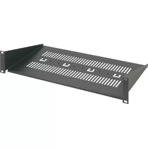 19" shelf SCHROFF 20118784, 2U height, 238 mm depth, RAL7021