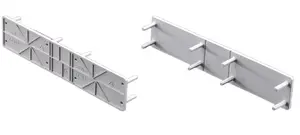 Electrical enclosure cover plate Rittal 9677.415 — polyamide, white