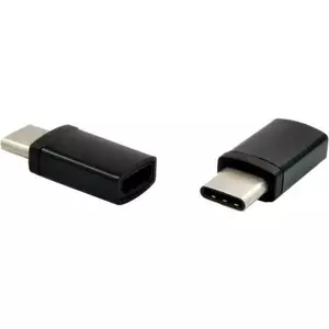 Adapter Exsys EX-47992 C-Type plug to Micro B socket — USB power/data adapter